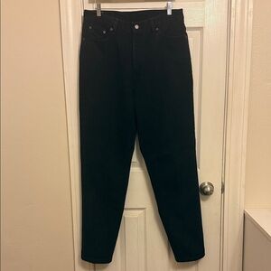 Levi's Vintage Black Slim Fit Tapered Leg  Black Jeans
